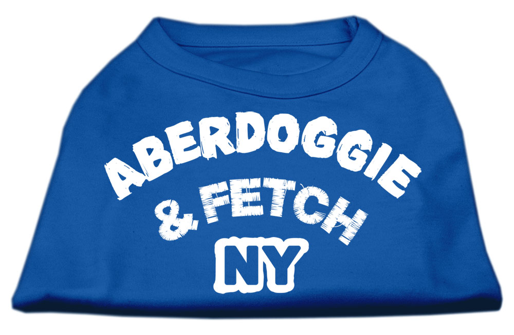 Aberdoggie NY Screenprint Shirts Blue Lg